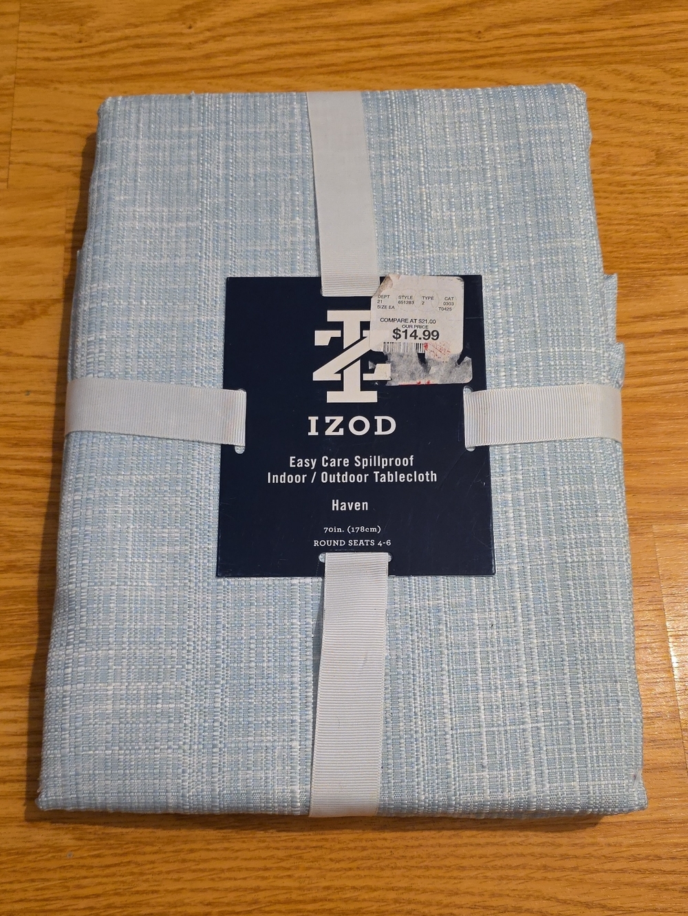 Izod Haven Woven Indoor/Outdoor Tablecloth